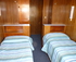2x cabins with 2x single beds