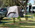 Grass sites suitable for tents and camper trailers