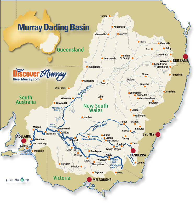 murray river map