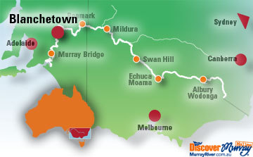 Blanchetown Map