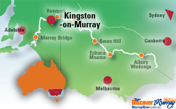 Map of Kingston-on-Murray