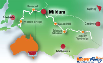 Map of Mildura