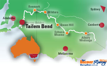 Map of Tailem Bend