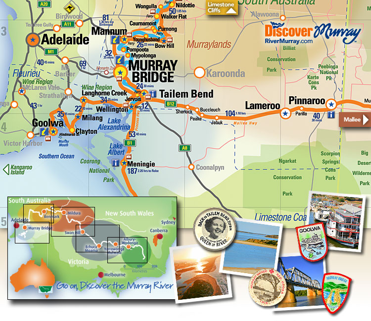 Murray River Distance Chart