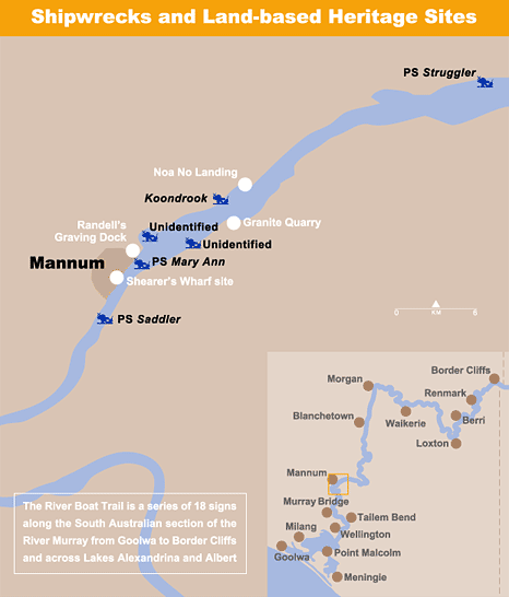 Mannum map