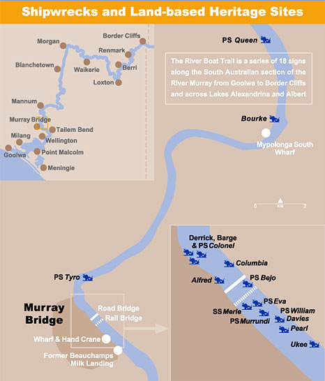 Murray Bridge map